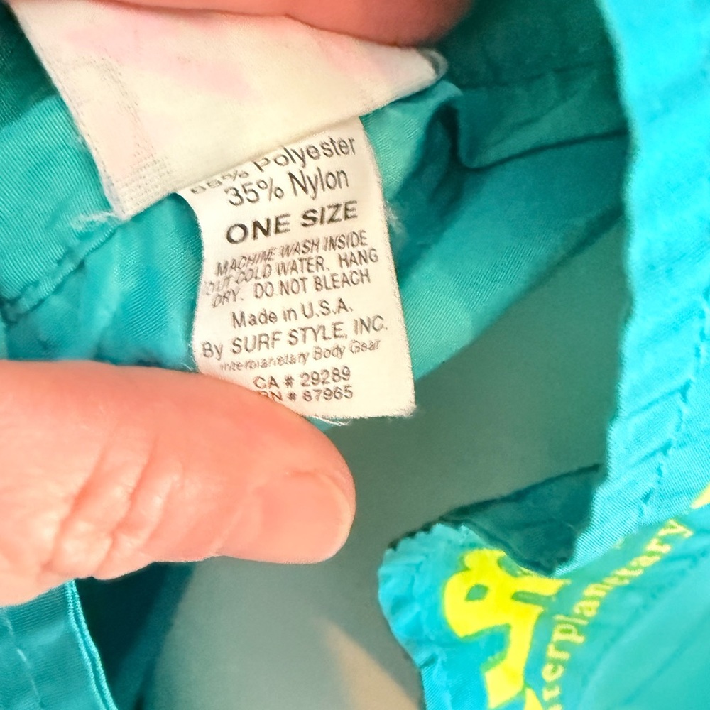 Surf Style Aqua Pullover With Logo Patch - image 3